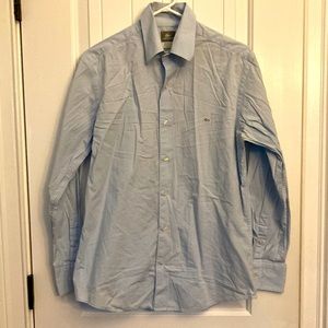 Lacoste Pretty Shirt Blue Long Sleeves - Size 40